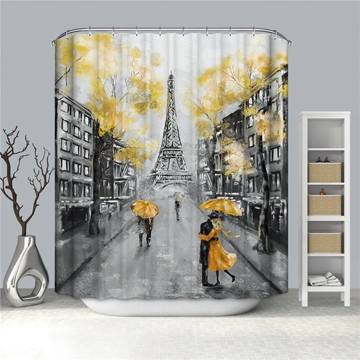 animal print shower curtain