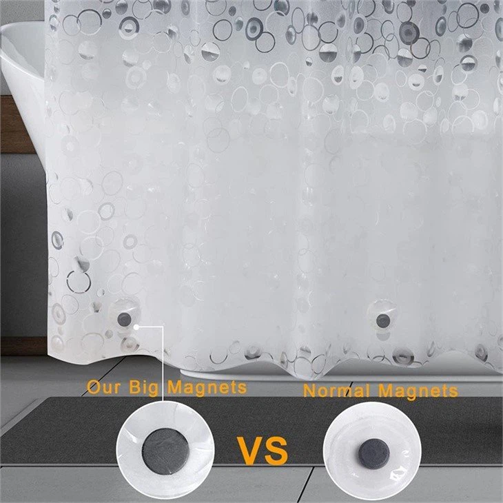 pvc shower curtains