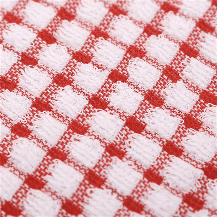 Cotton Checkered Super Absorption Hand Towel