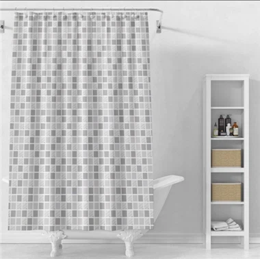 Színes blokk zuhanyfüggöny